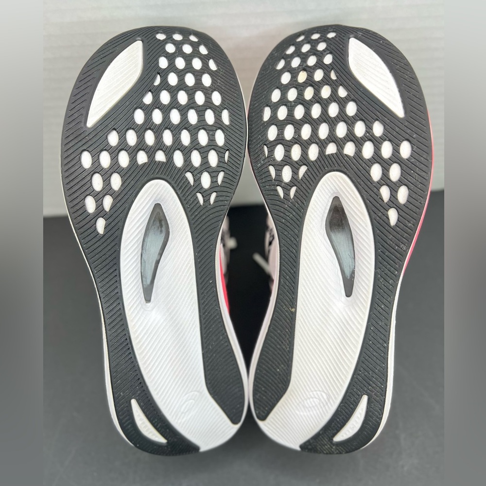 Asics Magic Speed 3 Womens Running Shoes White/Black/Pink Sz 9 1012B518-100 XLNT - Picture 14 of 16